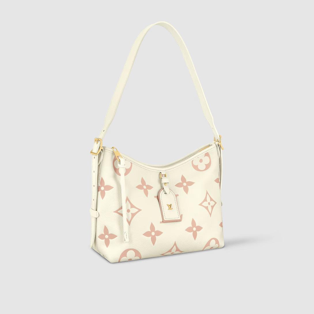 Túi Louis Vuitton Carryall Pm Bicolor Monogram Empreinte Nữ Trắng